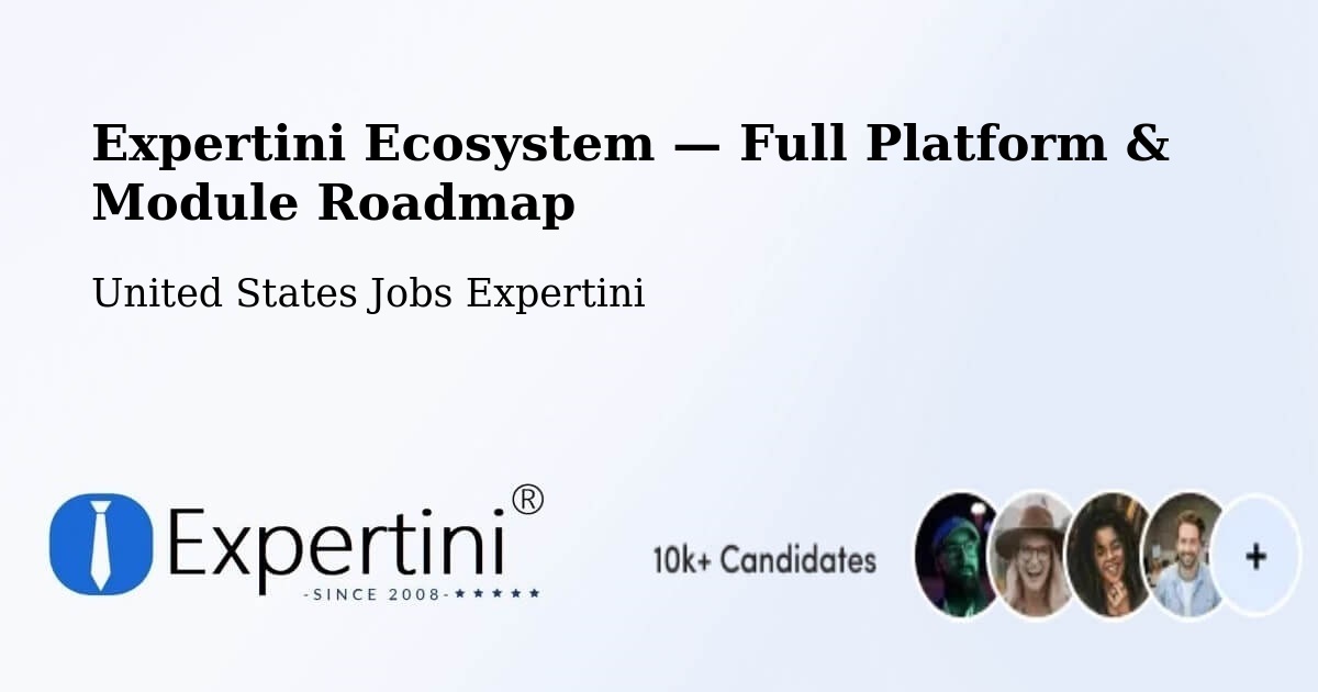 Expertini Ecosystem — Full Platform & Module Roadmap – Mims